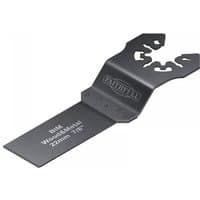 Faithfull multi-functional tool blade, flush cut, wood/bi-metal, 22mm, black with branding, pack of 5.