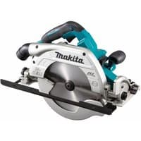 Makita DHS900Z circular saw, teal and silver, 235mm blade, ergonomic handle, cordless, brushless motor.