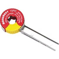 Red and yellow Monument 15Pc automatic copper pipe cutter with metal handle and 15mm cutting capacity.