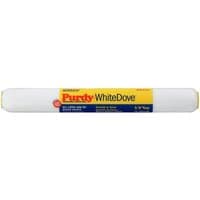 White Purdy Professional White Dove roller sleeve, 18-inch length, 3/8-inch nap, with yellow and red label.