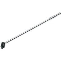 Sealey breaker bar 600mm with 1/2 inch square drive, chrome finish, long handle, and pivoting head.