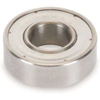Silver Trend bearing, 5/8in diameter, 3/16in bore, cylindrical shape with smooth metallic finish.