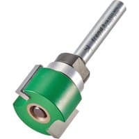 Trend CRAFTPRO intumescent strip router cutter with green cylindrical head and silver shank.