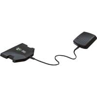 Black Webb 20V 1.5A slide-on battery charger with compact design and attached power cord.