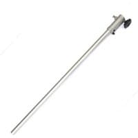 Silver Webb Extension Pole with adjustable black knob and sleek cylindrical design.