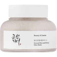 Beauty of Joseon Ground Rice and Honey Glow Mask in a frosted jar with a white label and screw-on lid, 150 ml.