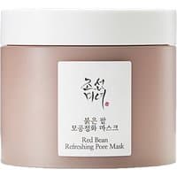 Beauty of Joseon Red Bean Refreshing Pore Mask in a brown jar with white lid and Korean text label, 140 ml.
