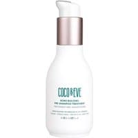 White Coco & Eve Pre Shampoo Treatment bottle with pump dispenser and metallic pink cap, 125ml size.