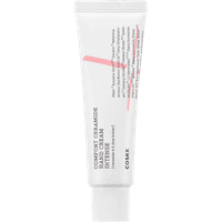 White tube of COSRX Balancium Comfort Ceramide Hand Cream Intense, 50ml, with black text and pink accent line.
