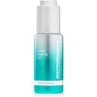 Blue and silver Dermalogica Retinol Clearing Oil bottle with white cap and branding on the front.
