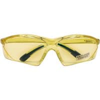 Yellow Draper anti-mist glasses with wraparound design and black temple tips.