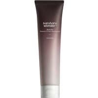 Black tube of Haruharu Wonder Black Rice Moisture 5.5 Soft Cleansing Gel, 100 ml, with white text and gradient design.