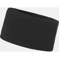 Black Helly Hansen LIFA® Merino headband, seamless design, stretchy fabric, standard size.