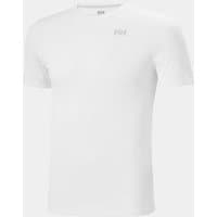 White Helly Hansen men's T-shirt, short sleeves, crew neck, subtle logo on chest, size XL.