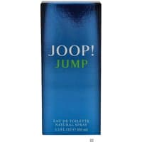 Blue rectangular box of Joop! Jump Eau de Toilette Spray 100ml with bold white and green text.