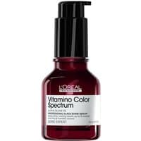 L'Oréal Vitamino Color Spectrum Shine Serum, 50ml, dark red bottle with black pump and white label.
