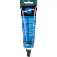 Blue and black Park Tool PPL-1 Polylube 1000 lubricant tube with white text and black nozzle.