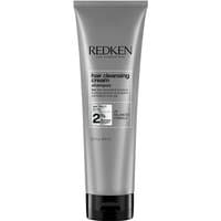 Silver tube of Redken Hair Cleansing Cream Shampoo 250ml with black cap and bold black text.