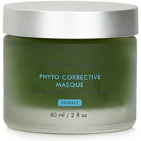 Green jar of SkinCeuticals Phyto Corrective Masque, silver lid, blue text, 60ml capacity.