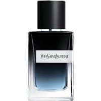 YSL Y For Men Eau de Parfum 60ml, sleek black-to-clear gradient bottle with textured black cap.