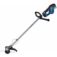 Bosch GRT 18V-33 line trimmer, blue and silver, with ergonomic handle and 33cm cutting width, bare unit.