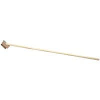Draper Paving Brush with long wooden handle and stiff bristles for cleaning between paving stones.