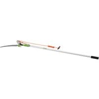 Draper telescopic handle tree pruner with 355mm curved blade, silver pole, and orange cord for extended reach.