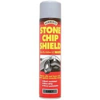 Grey Hammerite Stonechip Shield aerosol can with red label and car graphic, 600ml size.
