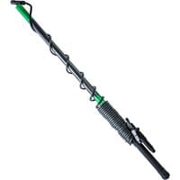 Black IK Sprayers 5.4m telescopic spray lance with green accents and coiled hose attachment.