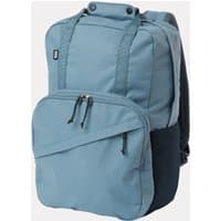 Navy Helly Hansen Oslo Max backpack with front zip pocket, padded straps, and side compartments.