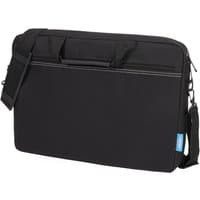 Black Origin Lite laptop bag 15.6in with shoulder strap, front zipper pocket, and dual handles.
