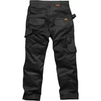 Black Scruffs Trade Flex 34R holster trousers with multiple pockets and reinforced knee patches.