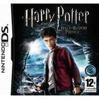 Nintendo DS game "Harry Potter and the Half-Blood Prince" cover featuring Harry with wand in a dark cave.