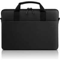 Black Dell Pro 15-16 Plus EcoLoop Sleeve with dual handles, zipper closure, and subtle logo on front.