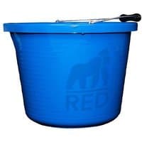 Blue Red Gorilla Premium Bucket with a sturdy handle and embossed gorilla logo.
