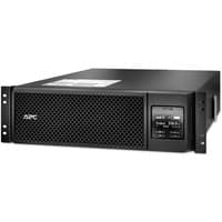 Black APC Smart-UPS On-Line 5kVA, 3U rackmount with digital display, vented front panel, and network card slot.