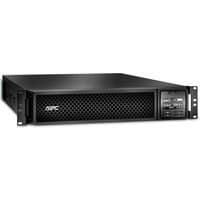 Black APC Smart-UPS On-Line SRT3000RMXLI-NC, rackmount, with digital display, 8x C13 and 2x C19 outlets.