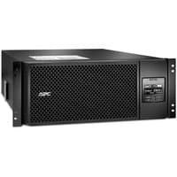 Black APC Smart-UPS On-Line SRT6KRMXLI with vented front panel, LCD display, rack mountable design, multiple outlets.