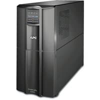 Black APC Smart-UPS SMT2200IC with LCD display, 8 C13 outlets, 1 C19 outlet, USB port, and SmartConnect feature.