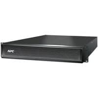 Black APC Smart-UPS X-Series external battery pack, rackmount, 2U size, with vented front panel and APC logo.