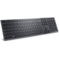 Black Dell Pro Premium Collaboration Keyboard KB900, UK QWERTY layout, slim design with numeric keypad.