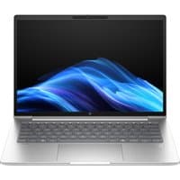 Silver HP ProBook 4 G1iR laptop with 14" WUXGA display, sleek design, backlit keyboard, and Windows 11 Pro.