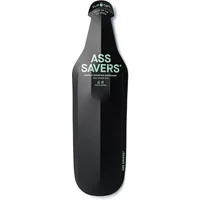 Black Ass Savers Big Saddle Mudguard with sleek design and white logo text.
