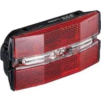 Black Cateye Reflex rear bike light with red lens and integrated reflector pattern.