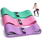 CFX resistance bands set in green, pink, and purple, non-slip design, three resistance levels, for fitness and yoga.