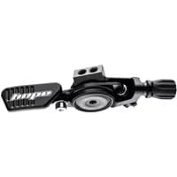 Black Hope Dropper Lever with textured grip, silver mounting bracket, and cylindrical adjustment knob.