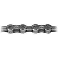 Silver KMC X11 Extra Light 11-speed MTB chain with smooth, durable links and engraved branding.