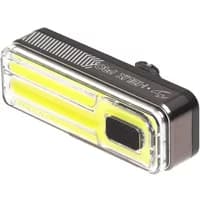 Black Moon Helix Pro-W rechargeable front light with rectangular shape and yellow LED strip.
