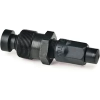 Black Park Tool CWP-7 Universal Crank Puller with threaded body and hexagonal nut for bicycle maintenance.