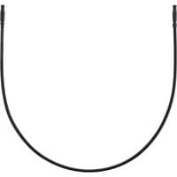 Black Shimano EW-SD300 E-Tube Di2 electric wire, 600mm length, with slim connectors on both ends.